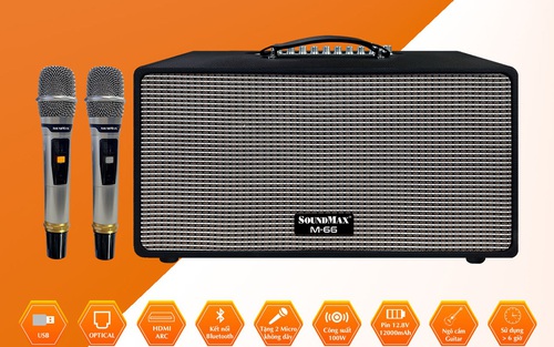 SoundMax M-66: Khi thiết kế và chất âm hòa chung giai điệu đẹp