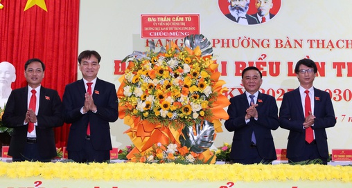 Đà Nẵng: Thường trực Ban Bí thư Trần Cẩm Tú dự đại hội phường Bàn Thạch
