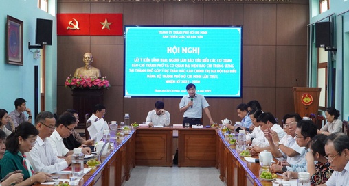 Người làm báo góp ý dự thảo Văn kiện Đại hội đại biểu Đảng bộ TP HCM