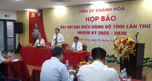 Khánh Hòa sẽ có 54 Tỉnh ủy viên, 14 ủy viên Ban Thường vụ