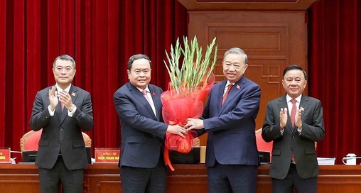 Điện, thư chúc mừng Tổng Bí thư Tô Lâm