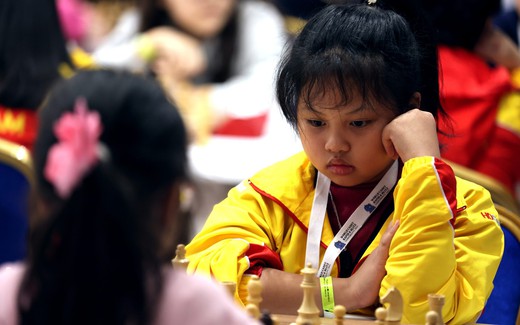 Kỳ thủ nhí Nguyễn Vũ Bảo Châu vô địch cờ chớp U8 nữ thế giới