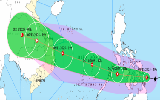 Bão Kalmaegi rất mạnh với cường độ có thể đạt trên cấp 13-14, khi nào ảnh hưởng tới miền Trung?