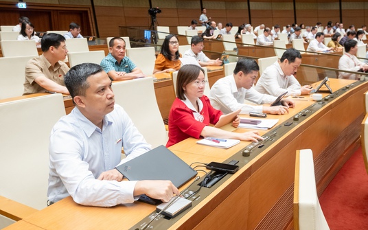 Quốc hội thông qua sửa đổi, bổ sung Hiến pháp với tỉ lệ tán thành 100%
