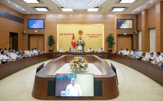 Ủy ban Thường vụ Quốc hội xem xét việc sắp xếp đơn vị hành chính cấp tỉnh, cấp xã