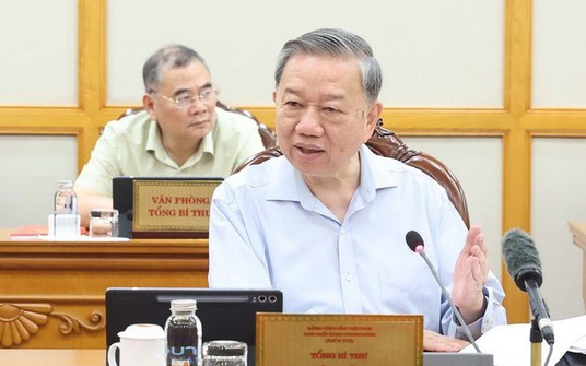 Tổng Bí thư Tô Lâm: Bố trí, sắp xếp cán bộ
đúng nguyên tắc, không để phát sinh phức tạp nội bộ