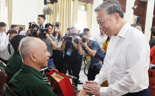 Tổng Bí thư Tô Lâm: Công tác “Đền ơn đáp nghĩa”, “Uống nước nhớ nguồn” là mệnh lệnh từ trái tim