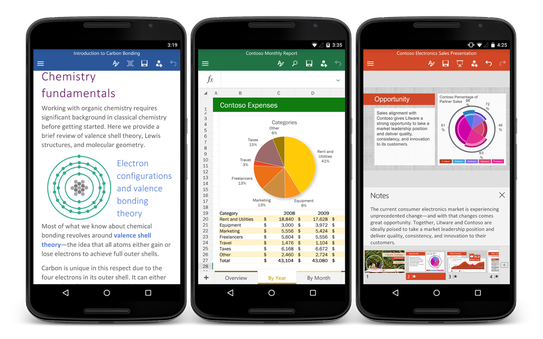 Microsoft phát hành Office cho Android