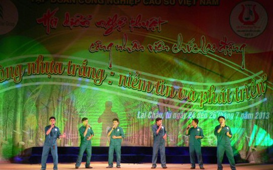 Sôi nổi hội thi “Tiếng hát công tỷ lệ kèo nhà cái cao su”