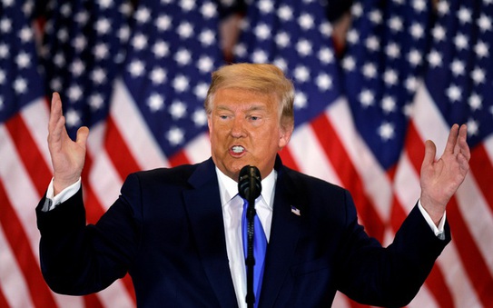 Clip: Ông Trump tuyên bố "chiến thắng" dù ông tỷ lệ kèo nhà cái hôm nay đang áp đảo phiếu đại cử tri