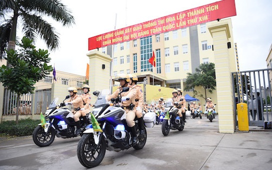 CSGT tỷ lệ kèo nhà cái malaysia bảo vệ Đại hội Đảng toàn quốc lần thứ XIII