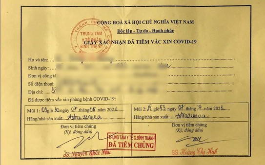 Đến đâu để được cấp giấy xác nhận đã tiêm vắc-xin Cokèo nhà cái tỷ lệ cá cượcd-19?