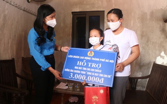 Động viên con CNVC-LĐ vượt khó, tỷ lệ kèo nhà cái