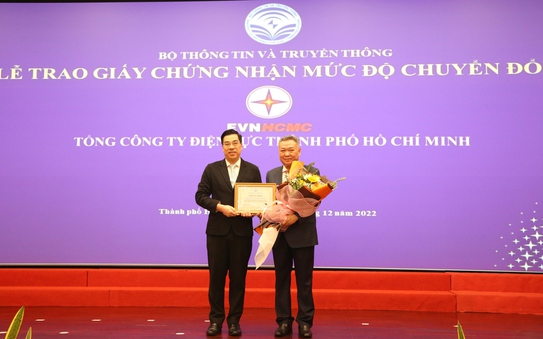 Bộ Thông tin và Truyền thông trao chứng nhận chuyển đổi số cho tỷ lệ kèo nhà cái 88