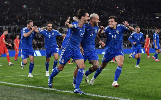 Thắng Bắc Macedonia ở trận cầu 7 bàn, Ý bùng nổ chờ vé dự tỷ lệ kèo nhà cái 2024