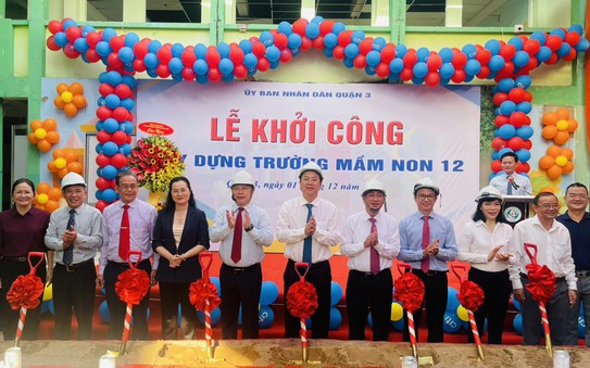 tỷ lệ kèo góc nhà cái 3 xây dựng trường mầm non đầu tiên ở phường 12