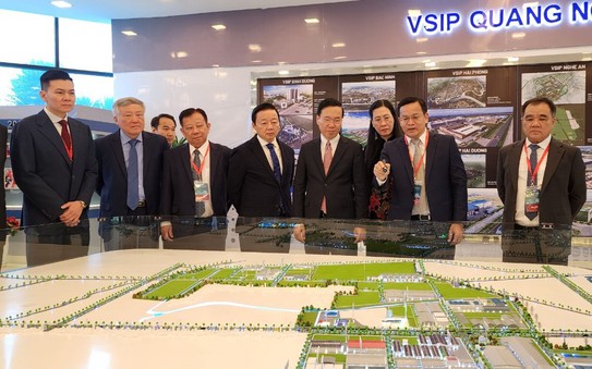 Chủ tịch nước Võ Văn Thưởng dự lễ tỷ lệ kèo nhà cái 88 10 năm VSIP Quảng Ngãi