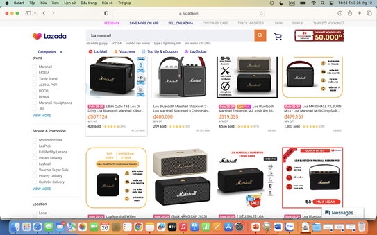 kèo nhà cái tỷ lệ cá cược bán đầy loa, tai nghe Marshall giả, Lazada, Shopee nói gì?