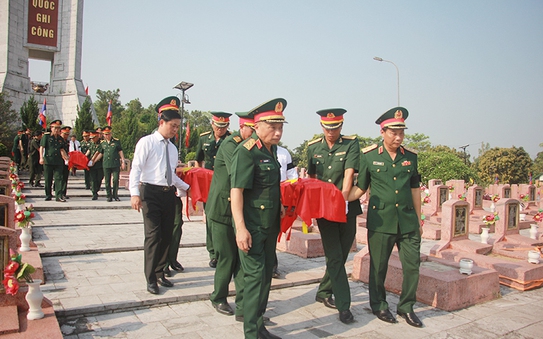 Truy điệu, tỷ lệ kèo nhà cái 88 96 hài cốt liệt sĩ hi sinh tại Lào