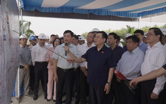 Chủ tịch Quốc hội Vương Đình Huệ kiểm tra dự án thành phần 3 tỷ lệ kèo nhà cái 88- Vũng Tàu
