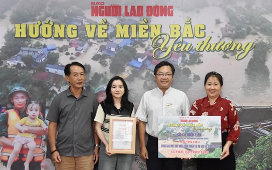 Sư cô Bích Liên góp thêm 150 triệu đồng "Hướng về miền Bắc yêu thương"