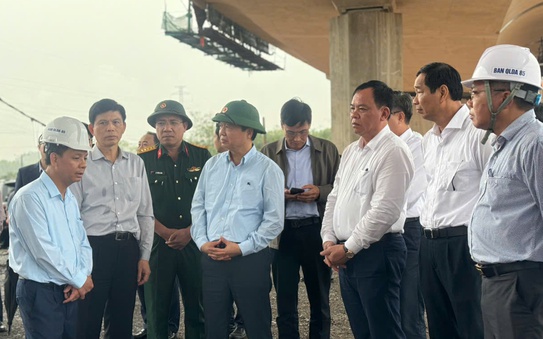 Phó Thủ tướng Trần Hồng Hà thị sát dự án tỷ lệ cá cược kèo nhà cái Biên Hòa - Vũng Tàu