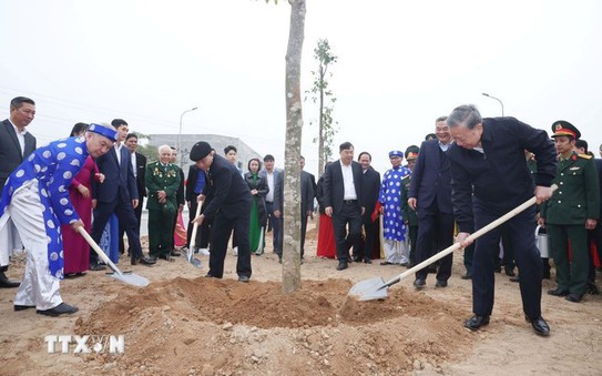 Tổng Bí thư tỷ lệ kèo nhà cái dự Lễ phát động Tết trồng cây Xuân Ất Tỵ năm 2025 tại Hưng Yên