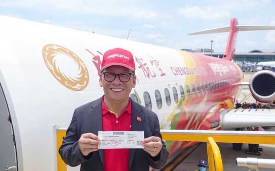 Vietjet mở hai đường tỷ lệ bóng đá kèo nhà cái thẳng đến Côn Đảo, khai thác bằng máy tỷ lệ bóng đá kèo nhà cái COMAC