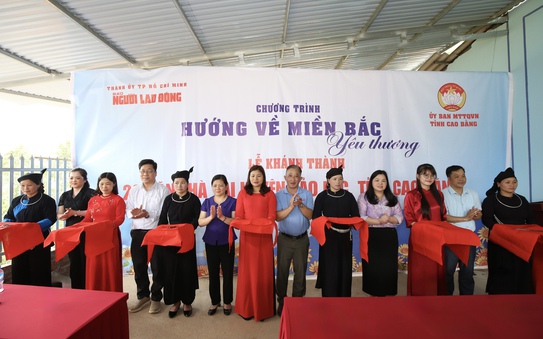 Khánh thành 20 mái ấm nghĩa tình tại tỷ lệ kèo nhà cái Bằng