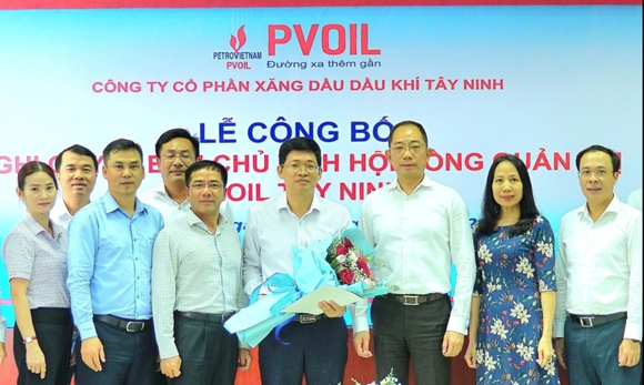 Thay đổi Chủ tịch HĐQT PVOIL Tây Ninh