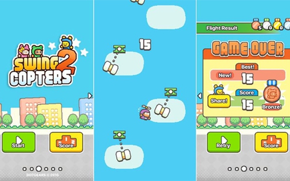Lý do tỷ lệ kèo nhà cái hôm nay Swing Copters 2 'từ chối' người Việt