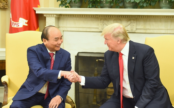 Thủ tướng Nguyễn Xuân Phúc tỷ lệ kèo nhà cái malaysia đàm với Tổng thống Donald Trump
