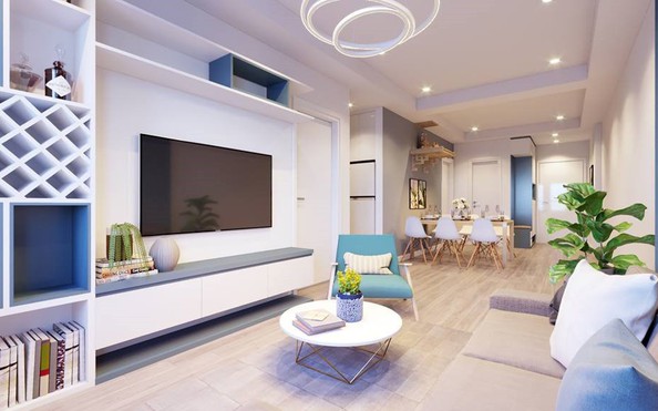 Căn hộ với thiết kế đơn giản tạo nên sự hoàn hảo