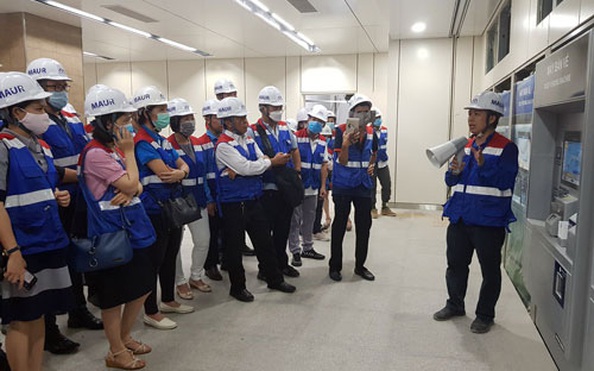 Cán bộ Công đoàn tham quan công trình trọng điểm tỷ lệ kèo nhà cái