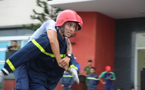 30 đơn vị tranh tỷ lệ bóng đá kèo nhà cái tại Hội thi nghiệp vụ chữa cháy, cứu nạn-cứu hộ