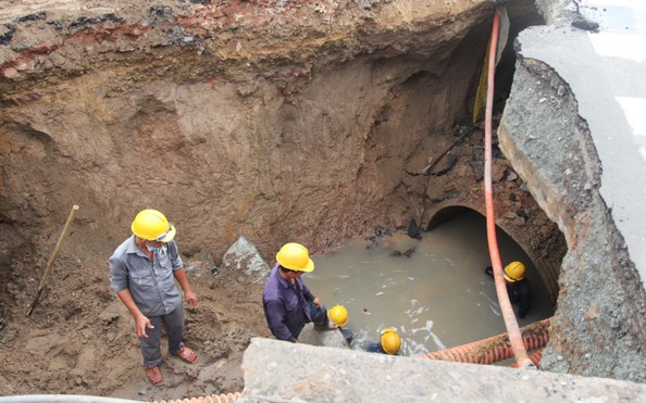 Dưới hố tỷ lệ cá cược kèo nhà cái vừa xuất hiện ở góc Phan Văn Trị - Nguyễn Oanh, có gì?