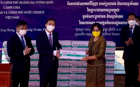 Campuchia tặng Việt Nam 200.000 liều bóng đá tỷ lệ kèo nhà cái