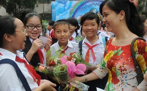 Chúc mừng mẹ vào dịp ngày Nhà giáo