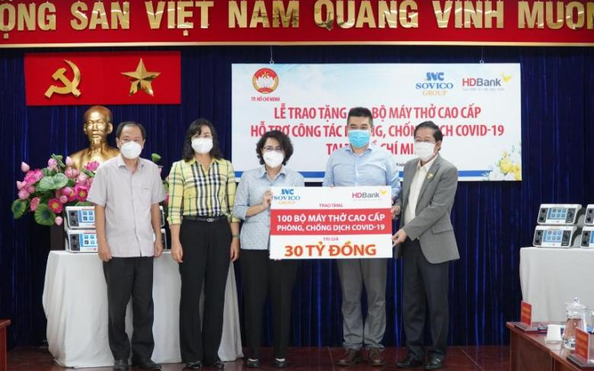 TP HCM tiếp nhận 100 máy thở hiện đại do tỷ lệ kèo nhà cái 88, HDBank trao tặng