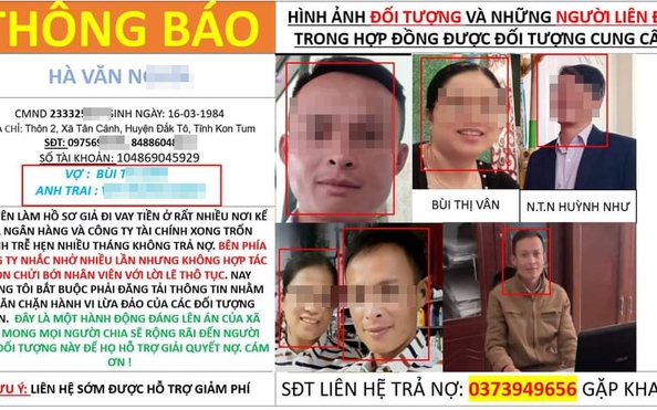 Cán bộ xã vay tiền, chủ tịch huyện bị khủng bố đòi nợ