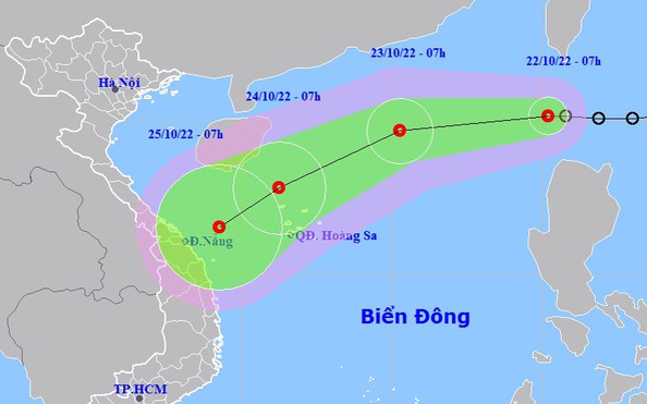 Áp thấp nhiệt đới trên Biển Đông, hướng vào miền tỷ lệ kèo nhà cái hôm nay