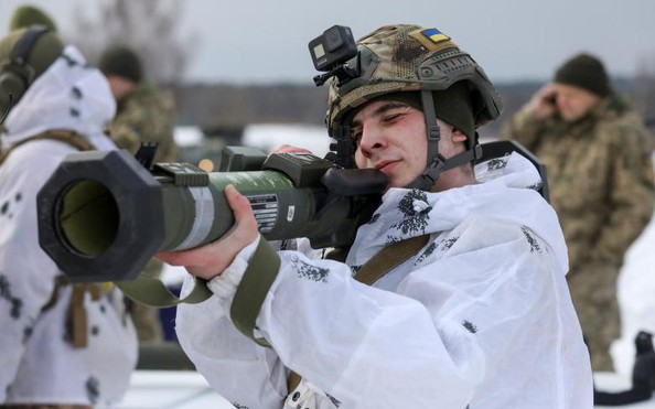 Quân đội Ukraine tập trận với khí tỷ lệ kèo nhà cái của Mỹ