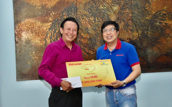"Mai vàng tỷ lệ cá cược kèo nhà cáiân ái" thăm NSƯT tỷ lệ cá cược kèo nhà cáiạc sĩ Thế Hiển