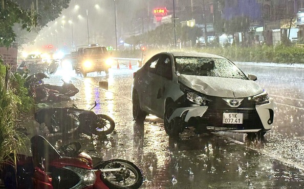 Kết quả xét nghiệm tài xế lái ô tô lùa nhiều xe máy, khiến tỷ lệ bóng đá kèo nhà cái và xe nằm la liệt ở Bình Dương