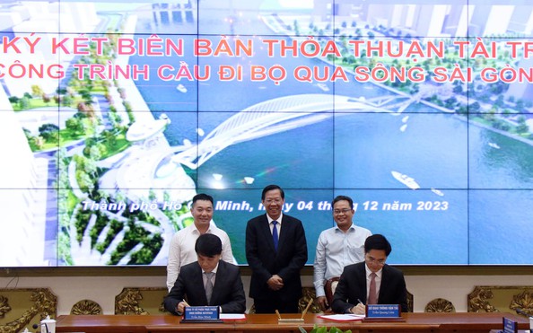Đã ký kết biên bản tài trợ 1.000 tỉ đồng xây tỷ lệ kèo nhà cái 88 bộ qua sông Sài Gòn
