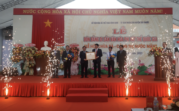 Bình Định đón nhận bằng di sản văn hóa tỷ lệ kèo nhà cái hôm nay vật thể quốc gia thứ 4