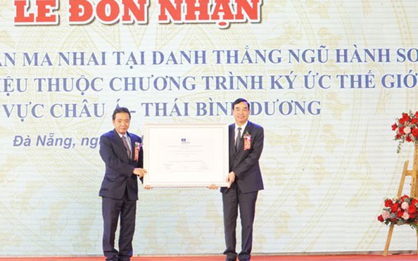 Ma Nhai Ngũ Hành Sơn là di sản tư liệu thế giới