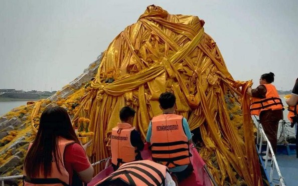 Bảo tháp Phật giáo cổ đại xuất hiện trên sông Mê tỷ lệ bóng đá kèo nhà cái