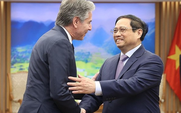 Những hình ảnh Thủ tướng Phạm Minh Chính tiếp Ngoại trưởng Mỹ Antony tỷ lệ kèo nhà cái