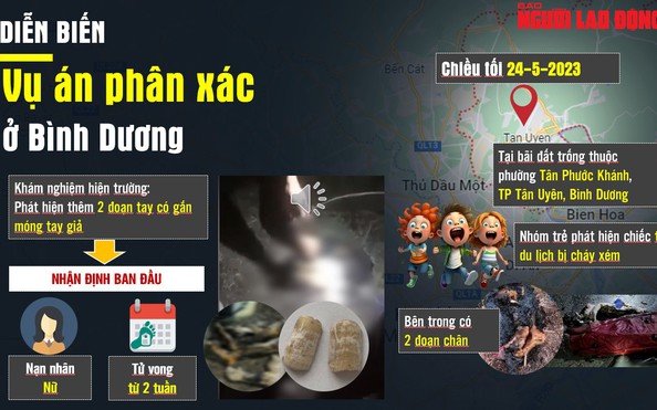 [Motiongraphic] Diễn biến vụ phân xác ở Bình Dương
